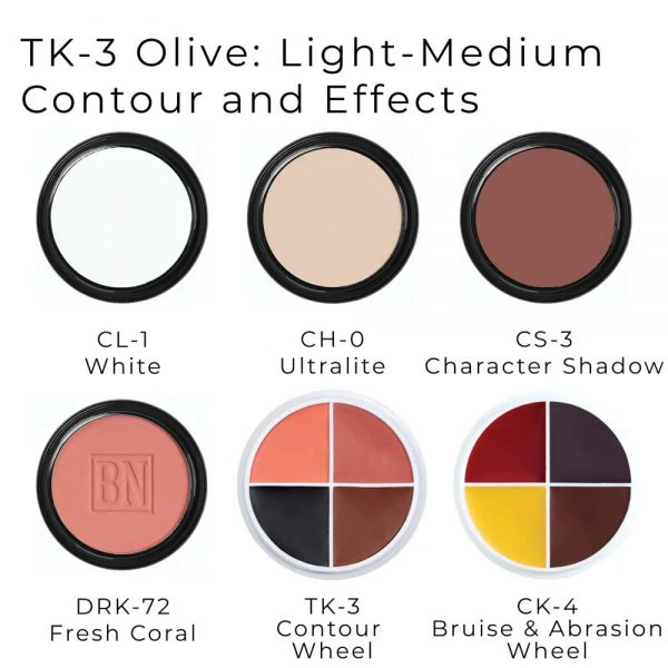 Theatrical Creme Makeup Kit TK (Large) - Ben Nye - Image 11