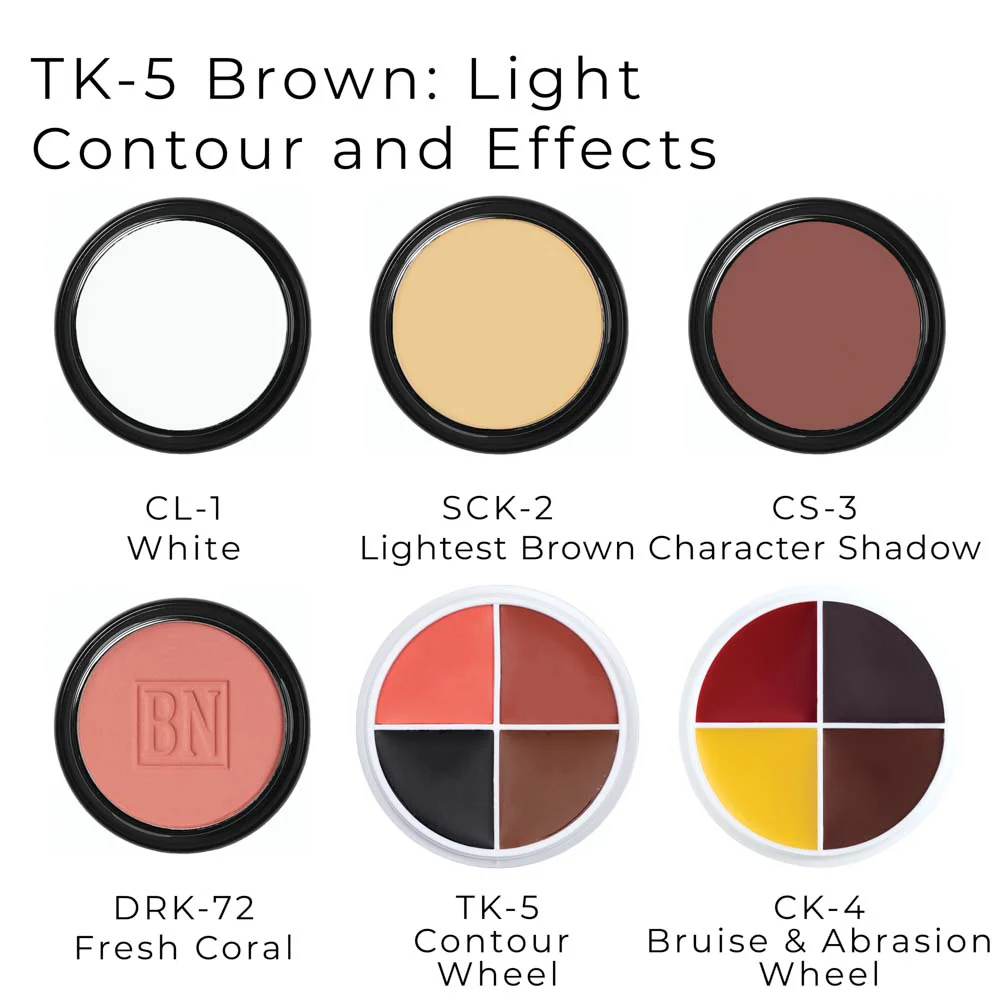 Theatrical Creme Makeup Kit TK (Large) - Ben Nye - Image 17