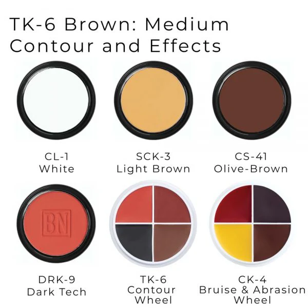Theatrical Creme Makeup Kit TK (Large) - Ben Nye - Image 20