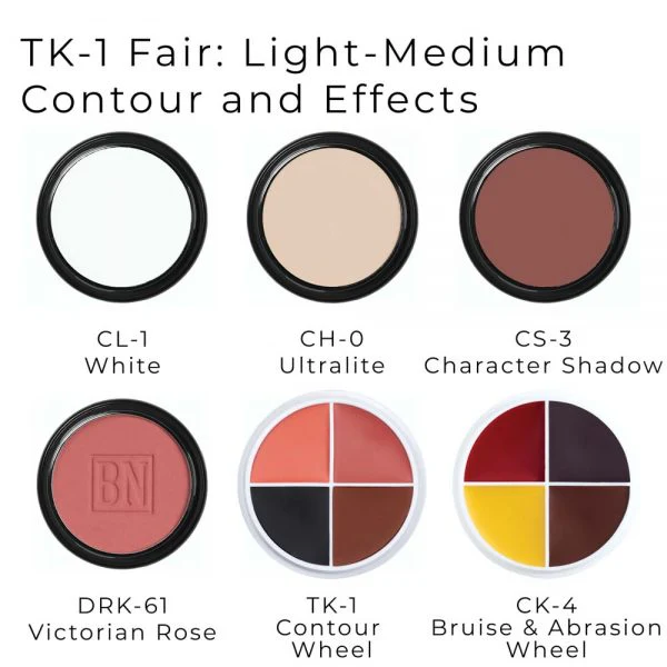 Theatrical Creme Makeup Kit TK (Large) - Ben Nye - Image 5