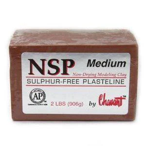 Chavant NSP - Non Sulfur Based Fine Sculpting Clay - Green or Brown - Image 4